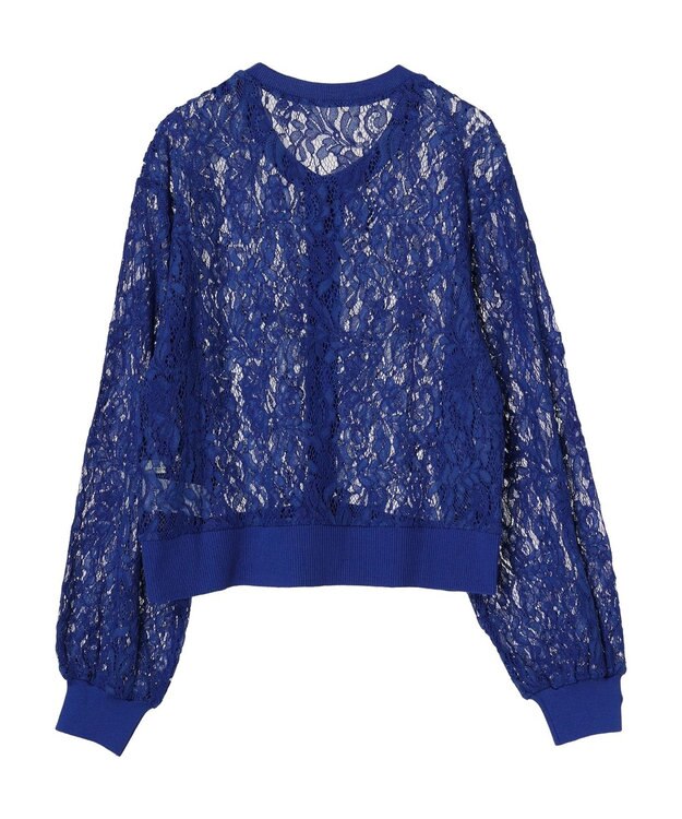 earth music&ecology レースカーディガン Blue