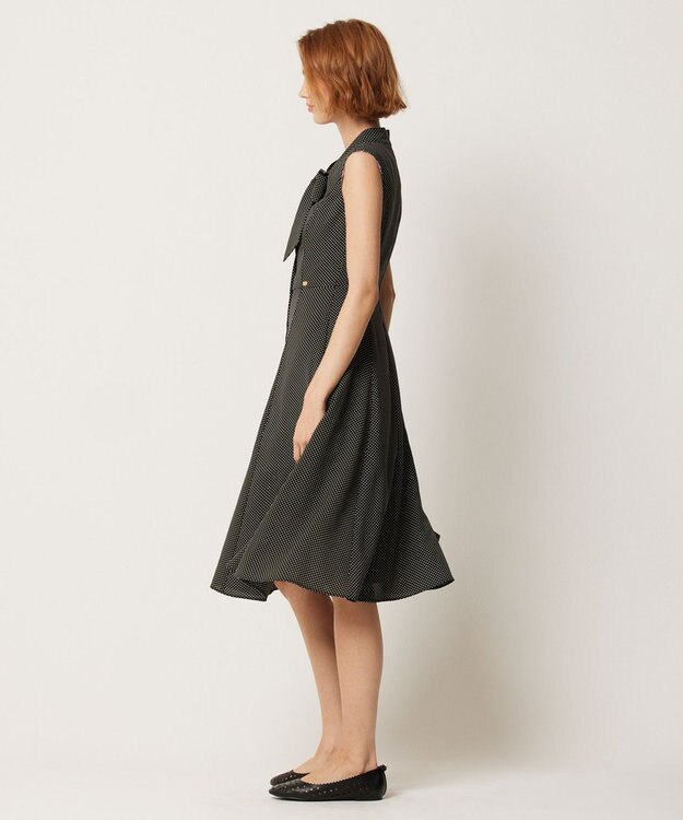 TOCCA 【洗える】RAINY SEASON ドレス ブラック×ドット系