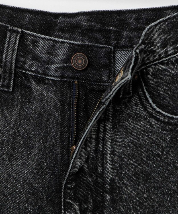 WEGO 台形デニムショートパンツ ブラックその他