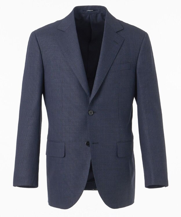 J.PRESS MEN 【ESSENTIAL CLOTHING】ブリーザブルメッシュクロス スーツ ネイビー系