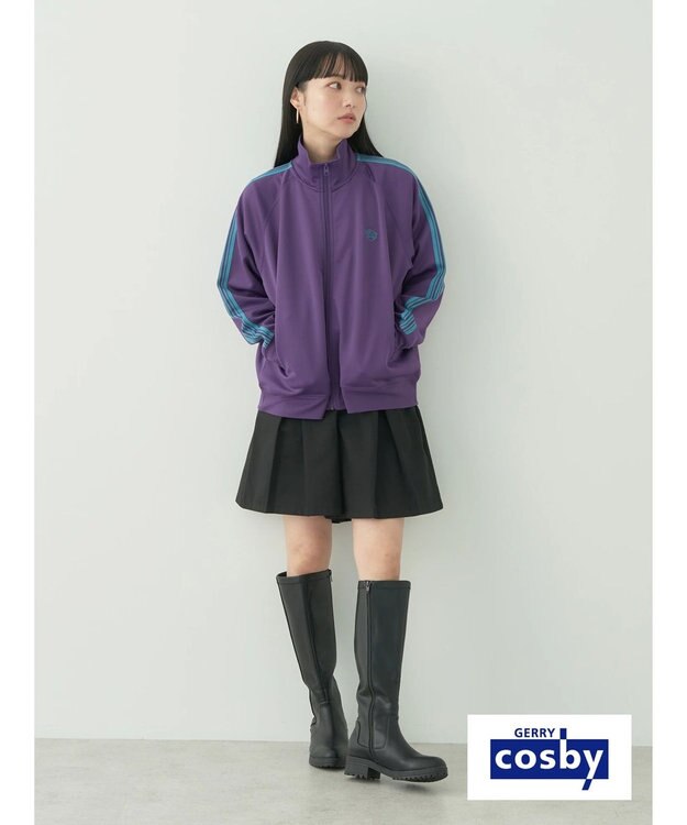 earth music&ecology Ｃｏｓｂｙ×ｅａｒｔｈ　トラックジャケット Deep Purple