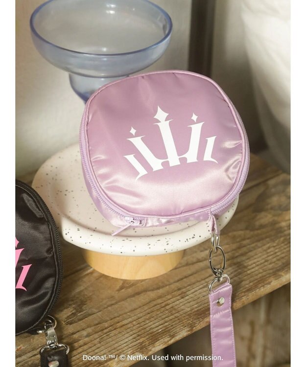 Green Parks ●ＤＯＯＮＡ！　ラウンドポーチ Purple