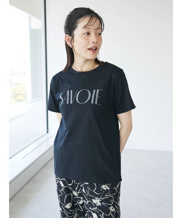 CRAFT STANDARD BOUTIQUE 【ＵＶカット】ＳＡＶＯＩＥ　ＴＥＥ Black