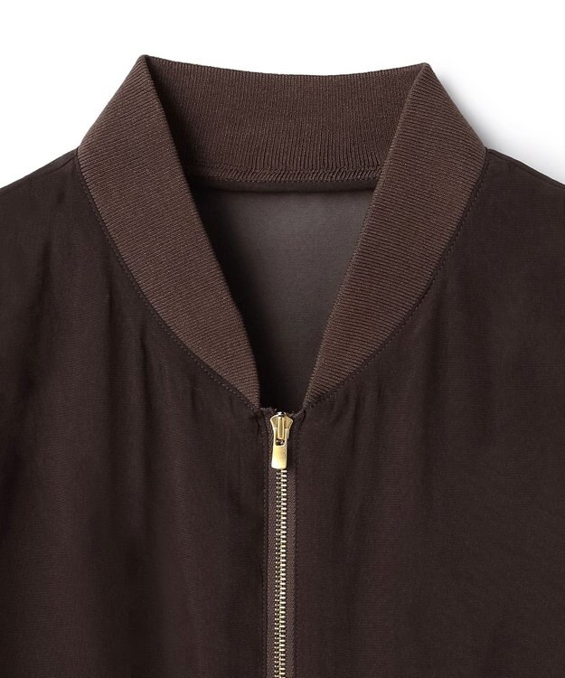 BEIGE， SERAPHIN / ライトシアーギャザー ブルゾン Bordeaux