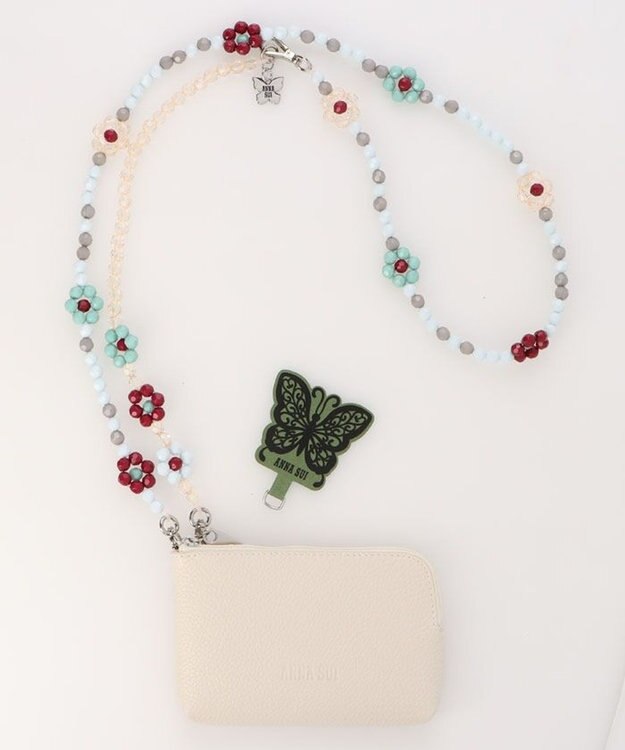 ANNA SUI ASスリング スマホストラップ ブルー