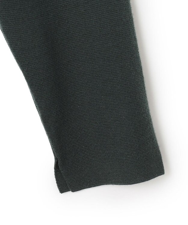 23区 ウールブレンド ラインパール プルオーバー ダークグリーン系