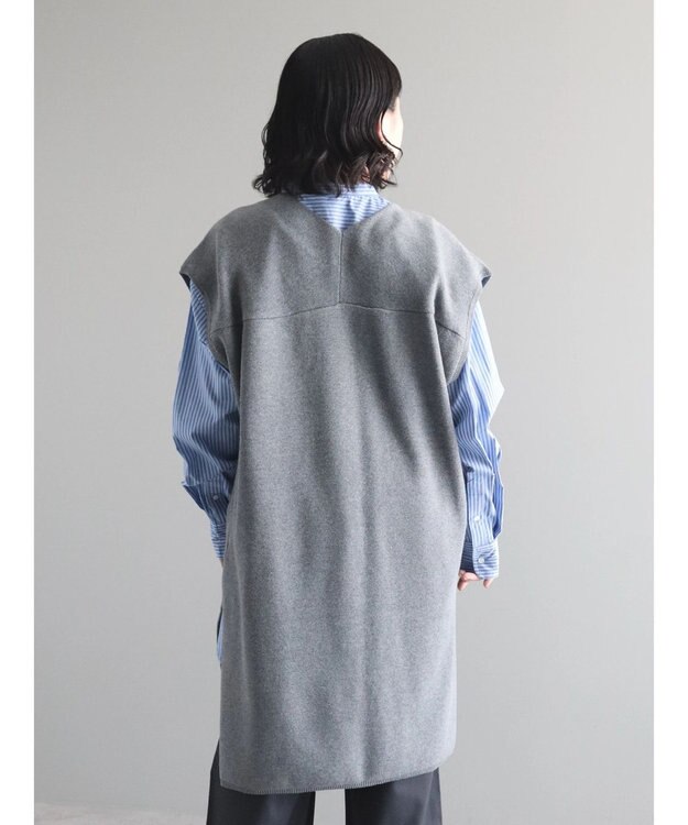 CRAFT STANDARD BOUTIQUE ジレニットワンピース Gray Mixture