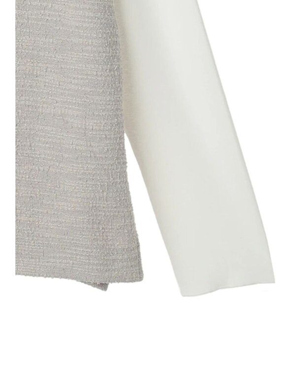 Green Parks ＳＥＴ２点　カットツイードベスト＋プルオーバー Light Gray