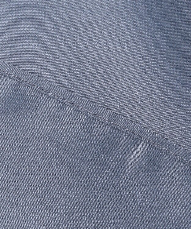 Feroux 【洗える】エアリーフリル ブラウス ブルー系