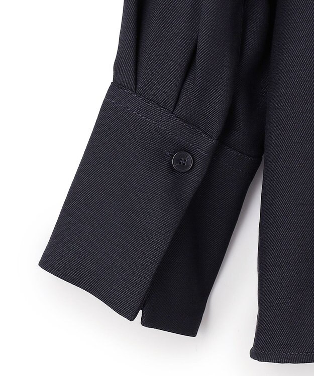 JOSEPH ビスコースツイル　ブラウス Navy