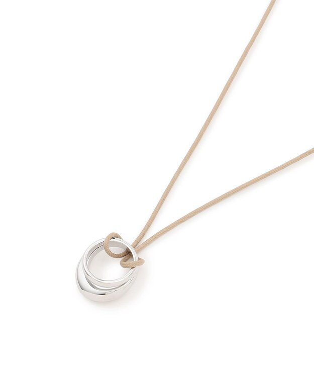 23区 【先行予約】2WAY リングトップ ネックレス シルバー系