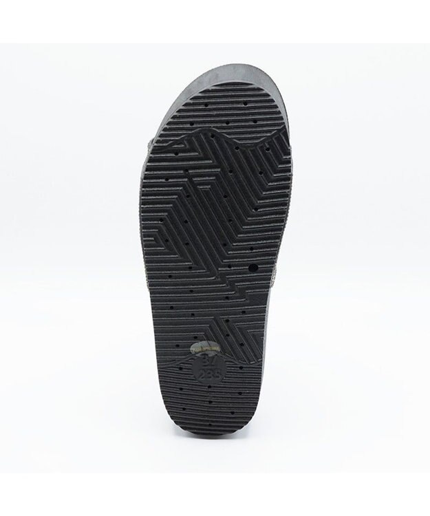 APOM ラインストーンリカバリーサンダル ダークシルバー