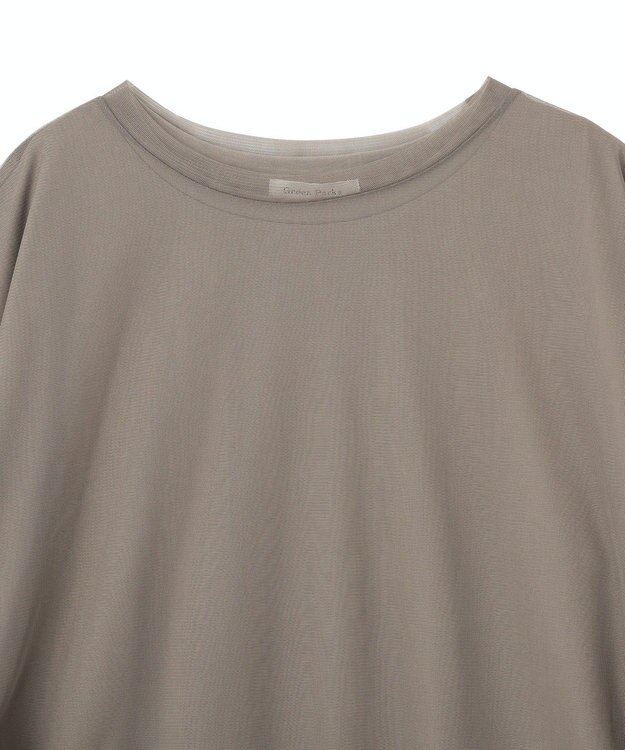 Green Parks ＳＥＴ２点チュール＋半袖ＴＥＥ Charcoal Gray