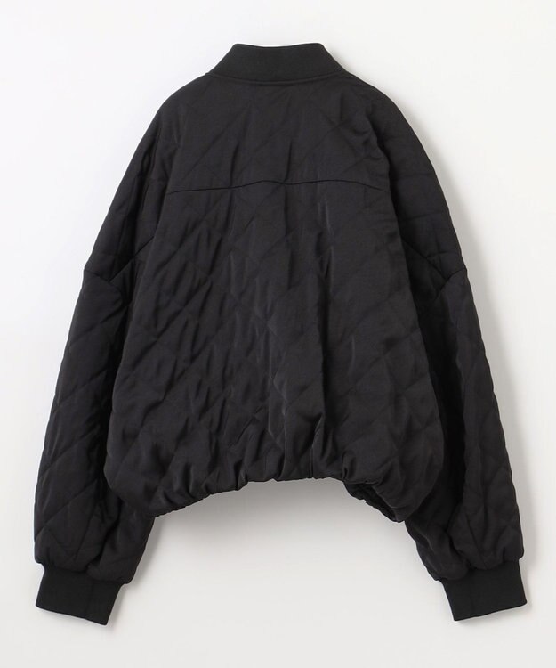 NAVE 【ReNAVE・軽量/手洗い可】ライトキルティングブルゾン ブラック系