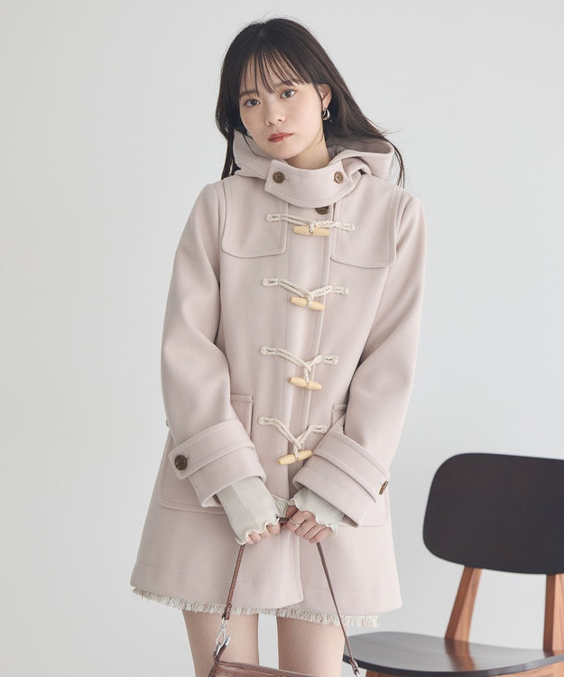 earth music&ecology ダッフルコート Light Beige