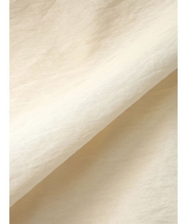 AMERICAN HOLIC 接触冷感バンドカラー切替シャツワンピース Ivory