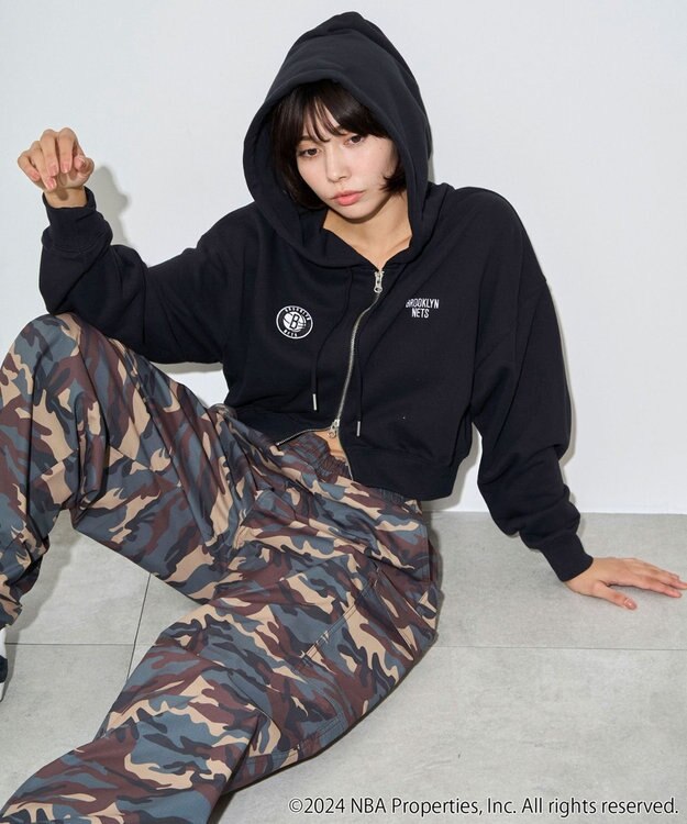 WEGO 別注NBAショートWZIPパーカー