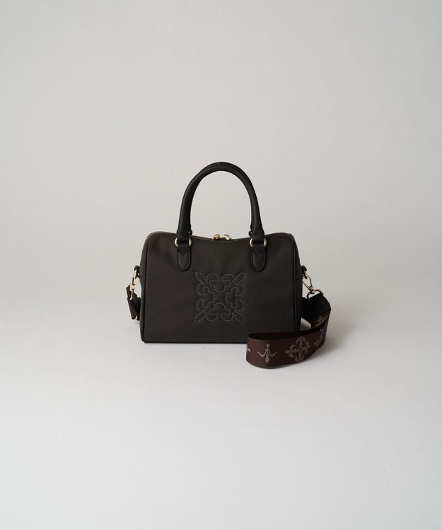 russet コーデュラナイロン2WAYミニボストンバッグ(CE-1721-WEB) D.Brown