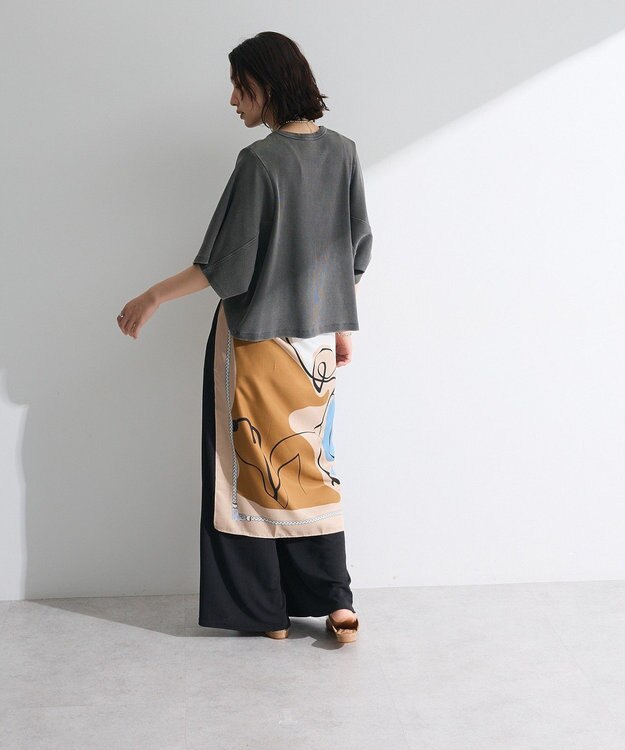 Green Parks ・ＳＵＧＡＲ　ＳＰＯＯＮ　ワイドスリーブＴＥＥ Charcoal Gray