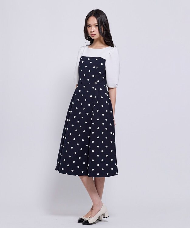 TOCCA RAIN GROW ドレス ネイビー系5