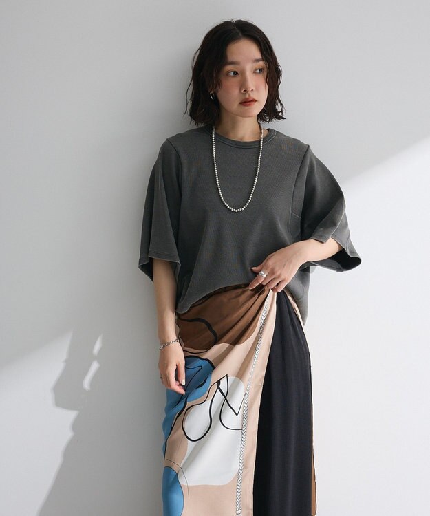 Green Parks ・ＳＵＧＡＲ　ＳＰＯＯＮ　ワイドスリーブＴＥＥ Charcoal Gray