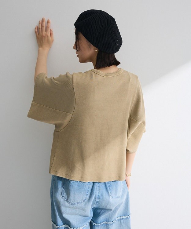 Green Parks ・ＳＵＧＡＲ　ＳＰＯＯＮ　ワイドスリーブＴＥＥ Dark Beige