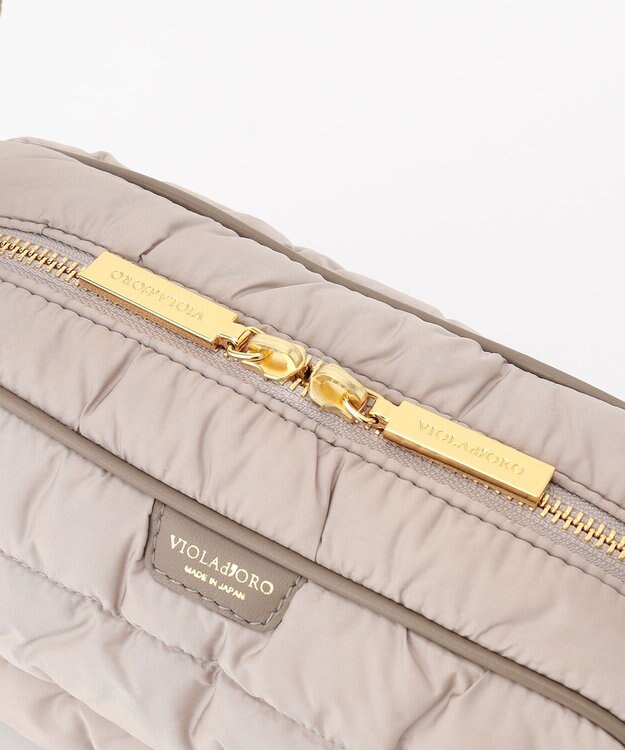 23区 VIOLAdORO キルティング ショルダー バッグ ベージュ系