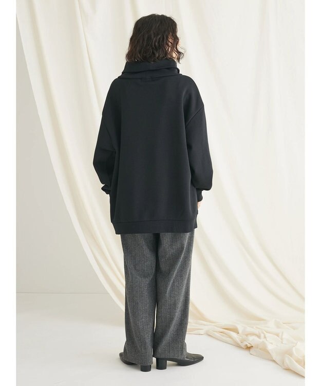 CRAFT STANDARD BOUTIQUE 【男女兼用】裏起毛タートルスウェット Black