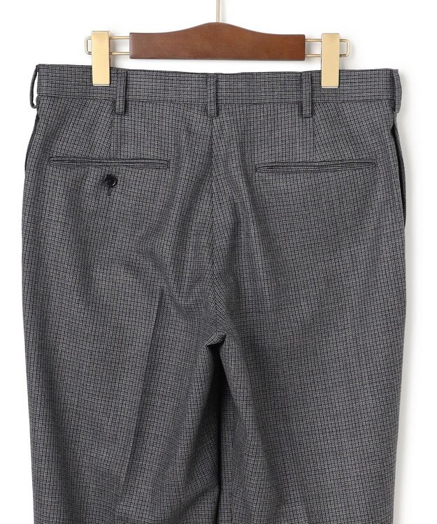 J.PRESS MEN 【定番 / セットアップ対応】マナードシルクホームスパン ガンクラブチェック スラックス ライトグレー系3