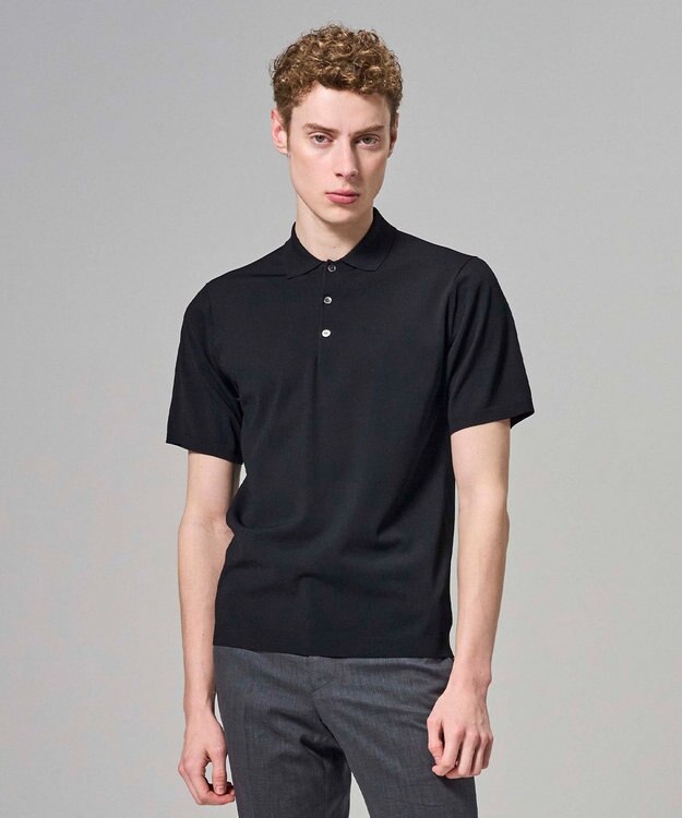 JOSEPH HOMME 【新色追加】リュクスレーヨン　ポロニット ブラック系