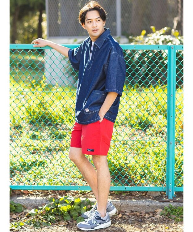 CRAFT STANDARD BOUTIQUE 【ユニセックス】バギーショーツ Red