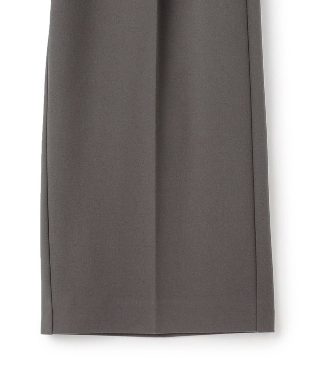 UNFILO 【11サイズ展開】 BEAUTY MOVE タックワイドパンツ チャコール