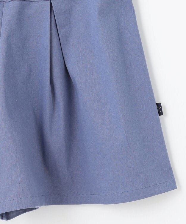 組曲 KIDS 【150-160㎝】レースアップ キュロット ダスティブルー系