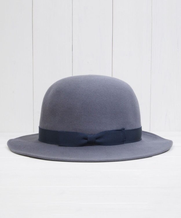 石田製帽 【UNISEX】ポルトガルラビットソフトフェルト オープンクラウン グレー