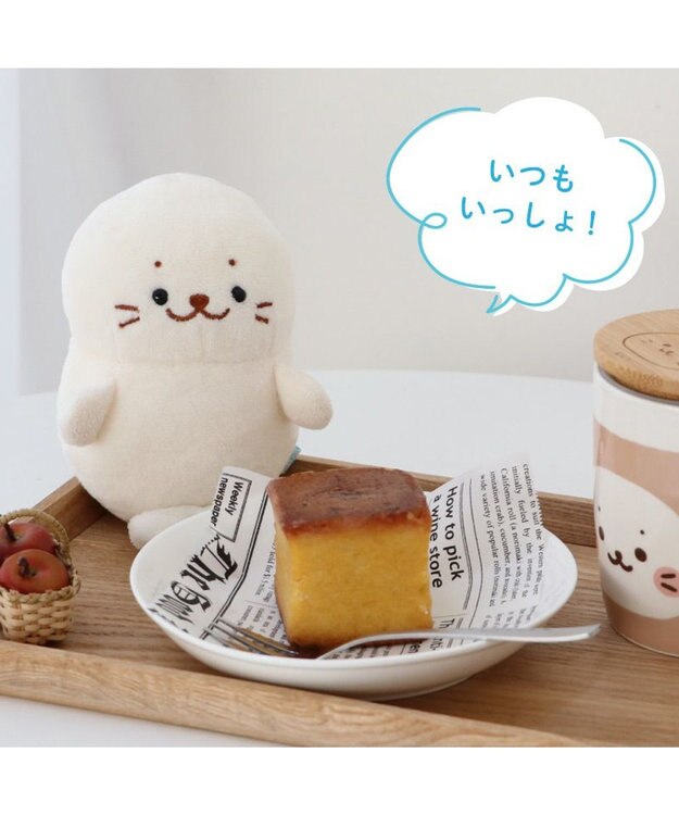 Mother garden しろたん ついてきちゃうしろたん 《 のんびりついたん 》マスコットキーホルダー のんびりついたん