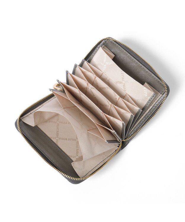 PELLE BORSA コンパクト財布 Minato ミナト 3503 グレー