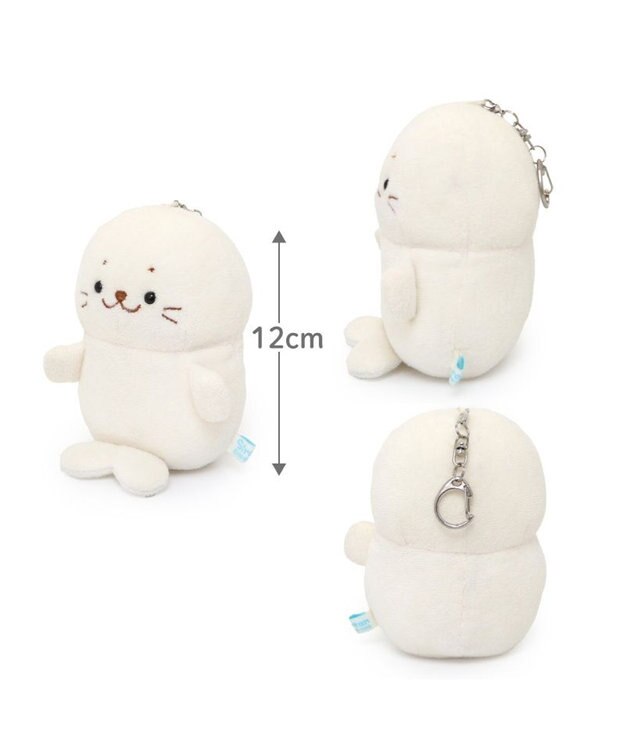 Mother garden しろたん ついてきちゃうしろたん 《 のんびりついたん 》マスコットキーホルダー のんびりついたん