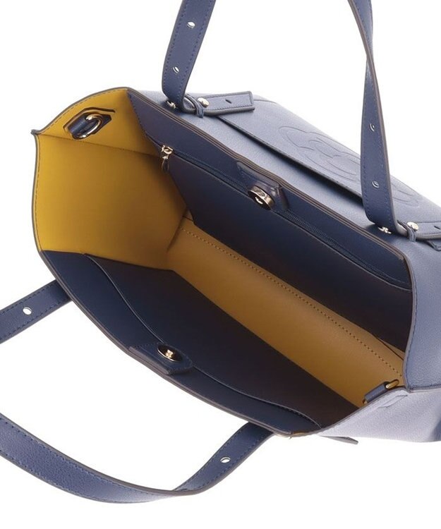 CLATHAS モス 2wayトートバッグ（ポシェット付き） ダークブルー