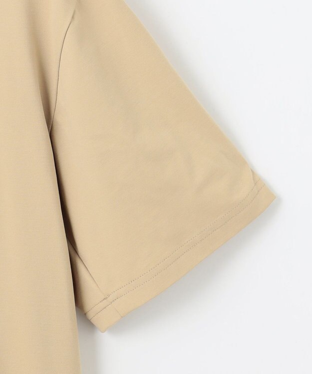 PW CIRCULUS 【吸水速乾 / UV遮蔽率99% UVカット / ストレッチ】【MEN】バックメッシュポケットモックT ゴルフ ベージュ系