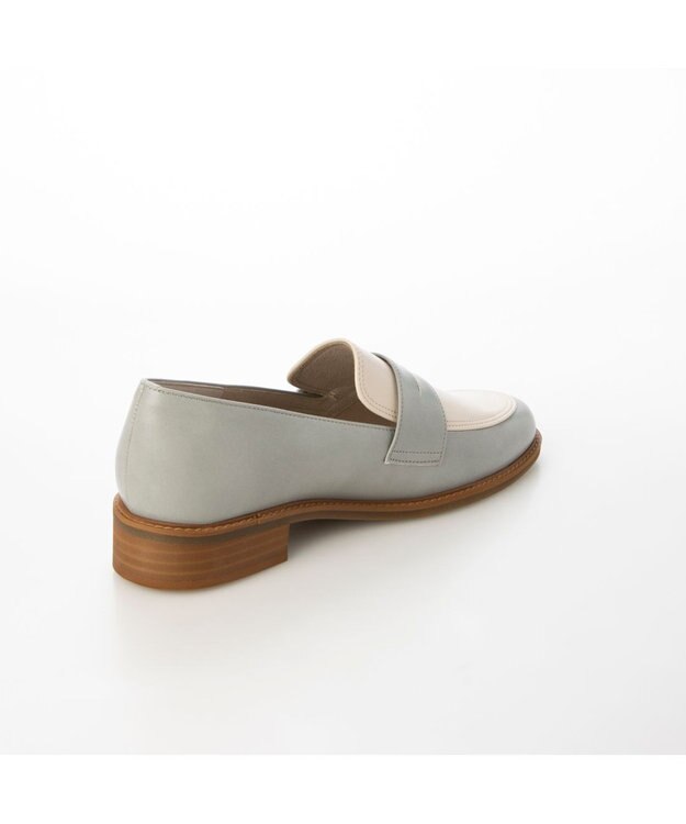 ing <ing>【全天候対応】コインローファー グレーコンビ