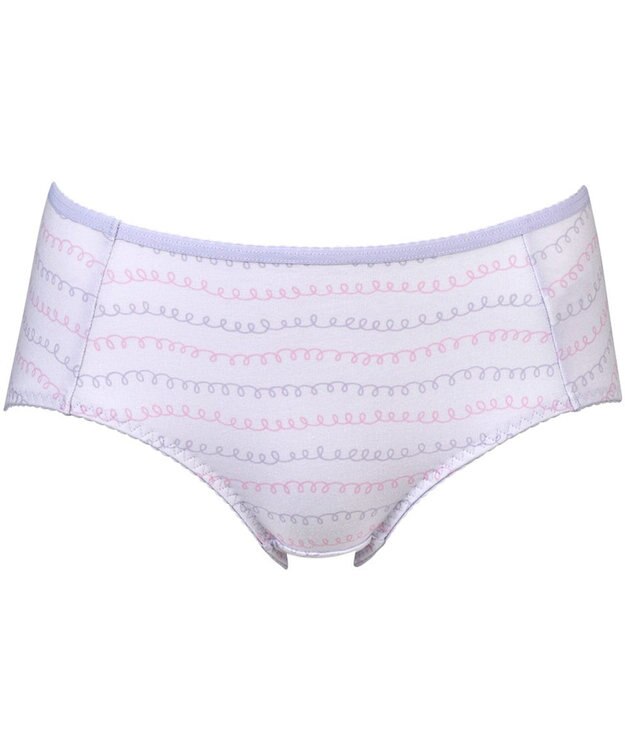 Wing ジュニア ショーツ Wing Teen おしりにくいこみにくい ズレ上がりにくい(裾) 綿混素材(身生地部) 【non!PKパンツ】 はきこみ丈あさめ RJ3305 ウイング／ワコール バイオレット