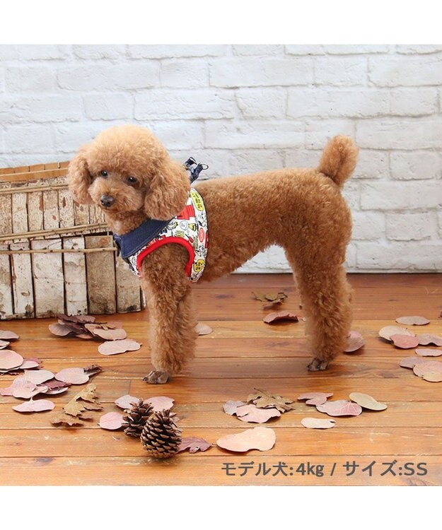 PET PARADISE スヌーピー ベストハーネス 《ペア柄》　Ｓ -