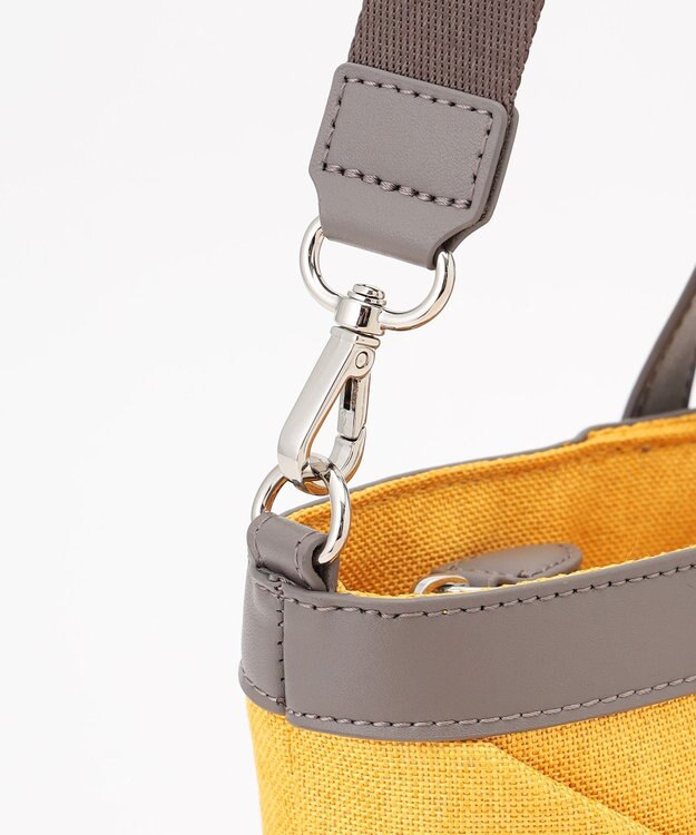 Y'SACCS リネンライク　イニシャルトート　Sサイズ イエロー