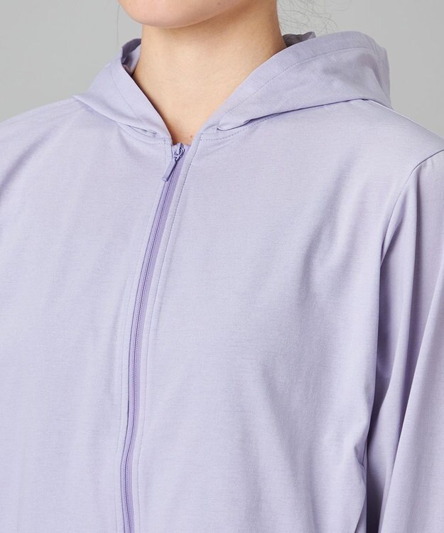 Chacott Chacott BALANCE EasyCare+フレアジャケット モーブ