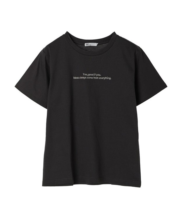 CRAFT STANDARD BOUTIQUE UVカット / You good if you TEE Charcoal Gray