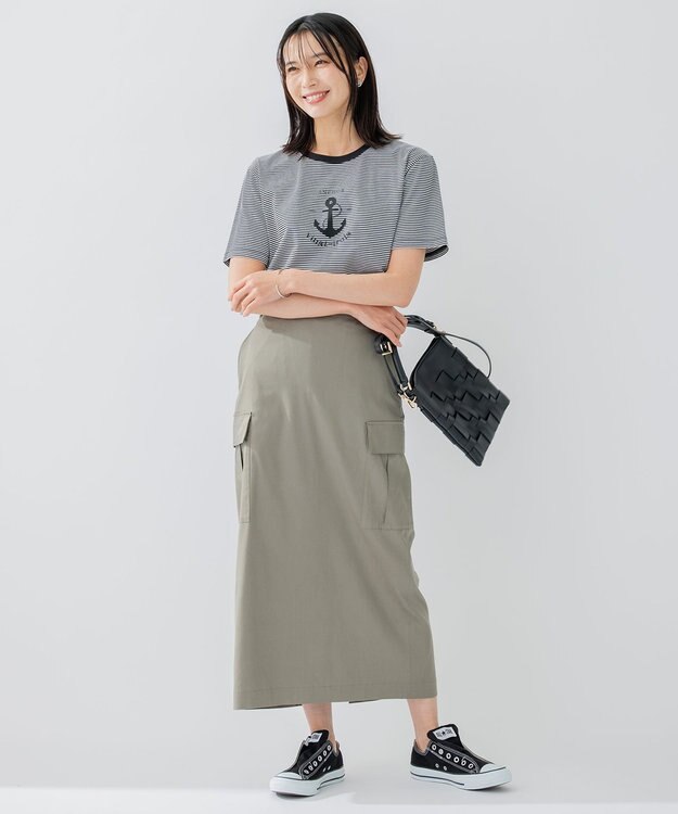 23区 メッシュ ショルダーバッグ ブラック系