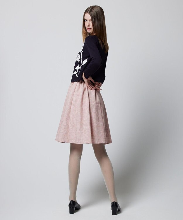 TOCCA 【洗える！】PRESENT ROSE カーディガン ネイビー系