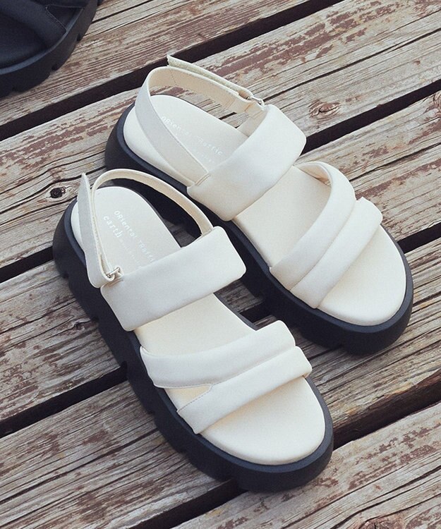 earth music&ecology ＯＲｉｅｎｔａｌ　ＴＲａｆｆｉｃ　パデットサンダル White