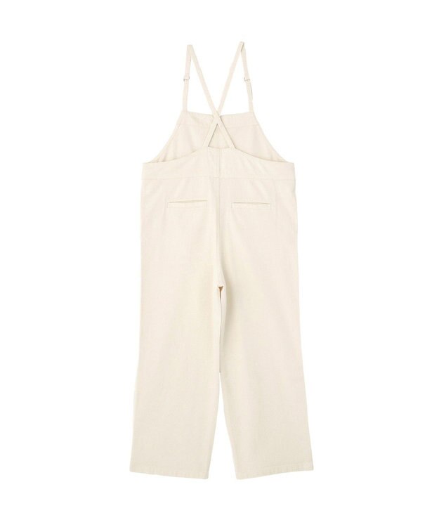 AMERICAN HOLIC デニムスクエアサロペット Ivory