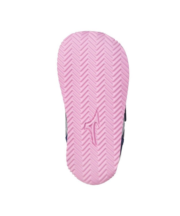 MIKI HOUSE HOT BISCUITS 【WEB限定】【13-15.5cm】ミズノコラボ セカンドベビーシューズ【WebLimited】 紺×ピンク